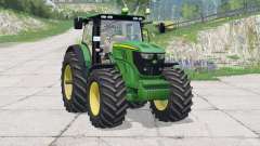John Deere 6R série〡mirrors ajustáveis para Farming Simulator 2015