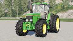 John Deere 7000 série〡diferentes tipos de pneus para Farming Simulator 2017