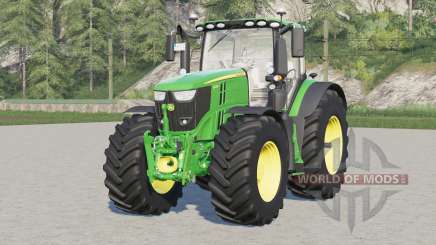 John Deere 6R série〡tem pneus Michelin e Mitas para Farming Simulator 2017