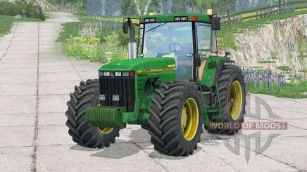 John Deere 8400〡steering wheel adjustment para Farming Simulator 2015