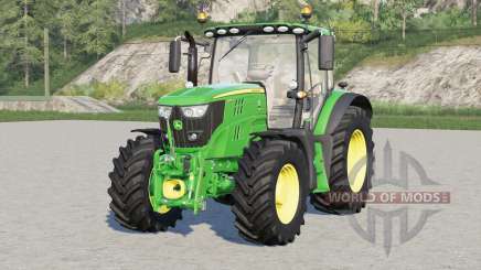 John Deere 6R série〡front peso ou ligação frontal para Farming Simulator 2017