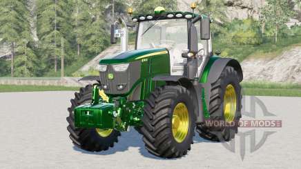 John Deere 6R série〡segou contrapesos para Farming Simulator 2017