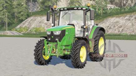 John Deere 6R série〡panoram ou telhado normal para Farming Simulator 2017