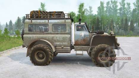 Monstro GAZ 4x4 para Spintires MudRunner