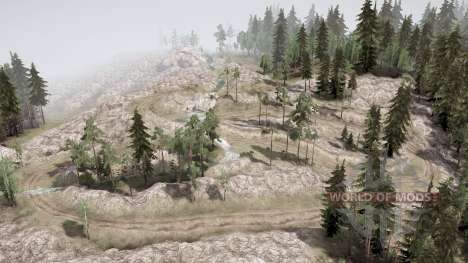 Silvery Mountains〡hardcore v1.1 para Spintires MudRunner