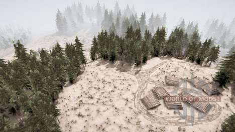 Silvery Mountains〡hardcore v1.1 para Spintires MudRunner