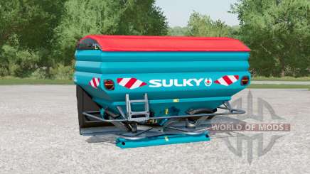 Largura de trabalho 〡 Econov Sulky X50 de 15 a 50 metros para Farming Simulator 2017