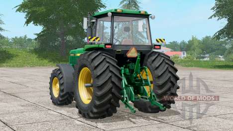 John Deere 4050 série〡front hidráulica ou peso para Farming Simulator 2017