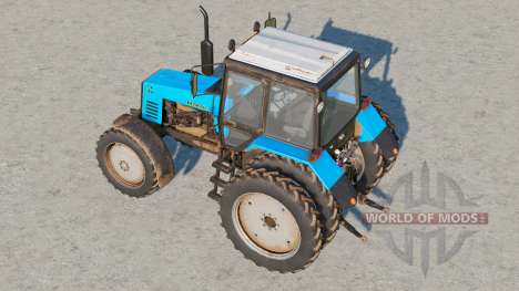 MTZ-1221 Bielorrússia〡há rodas duplas para Farming Simulator 2017