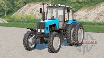 MTZ-1221 Bielorrússia〡há rodas duplas para Farming Simulator 2017