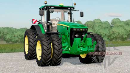 John Deere 8R série〡3 opções de engate de ponto para Farming Simulator 2017