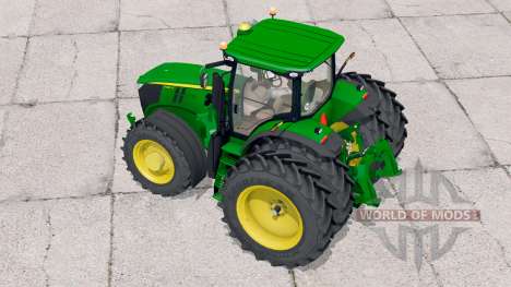 John Deere 7310R〡tem rodas adicionais para Farming Simulator 2015