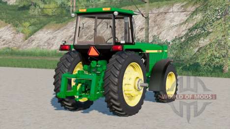 John Deere 4055〡há rodas traseiras duplas para Farming Simulator 2017