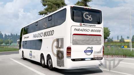 Marcopolo Paradiso 1800 DD (G6) 2009 para Euro Truck Simulator 2