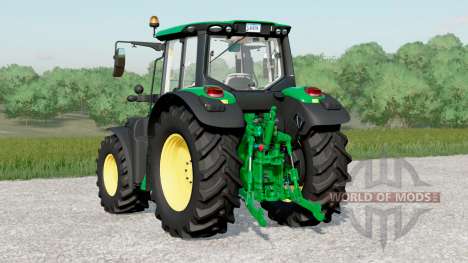 John Deere 6M série〡diferente marcas de roda para Farming Simulator 2017