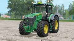 John Deere 7R série〡front hydraulic ou peso para Farming Simulator 2017