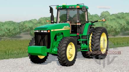 John Deere 8110〡tem rodas traseiras duplas para Farming Simulator 2017