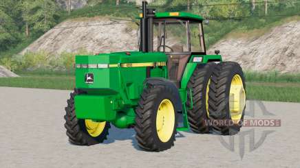 John Deere 4055 série〡há rodas traseiras duplas para Farming Simulator 2017