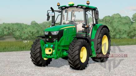 John Deere 6M série〡front hydraulic ou weighᵵ para Farming Simulator 2017