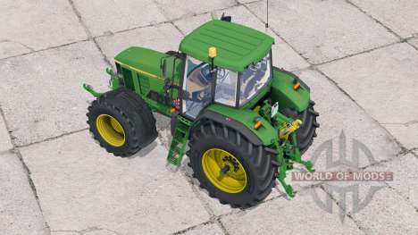 John Deere 7010〡tem contrapesos sobre rodas para Farming Simulator 2015