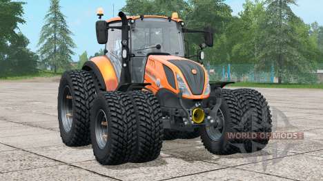 New Holland T5.120〡 acrescentou mais opções de r para Farming Simulator 2017