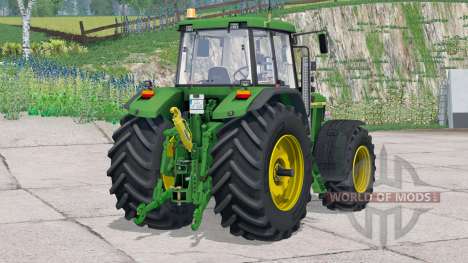 John Deere 7010〡tem contrapesos sobre rodas para Farming Simulator 2015