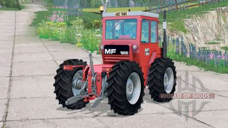 Massey Ferguson 1200〡ajustável engate para Farming Simulator 2015