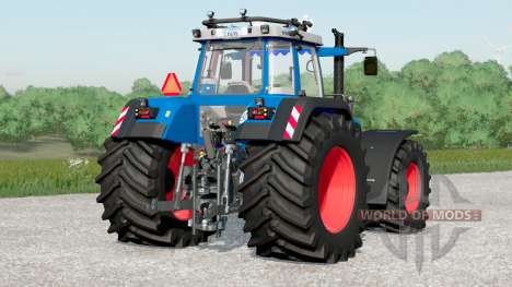 Fendt Favorit 800 Turboshift〡com pneus largos para Farming Simulator 2017