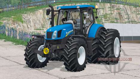 Nova Holland T6 série〡há rodas traseiras duplas para Farming Simulator 2015