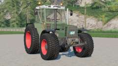 Fendt Favorit 600 LSA Turbomatik E〡há rodas traseiras duplas para Farming Simulator 2017