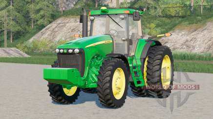 John Deere 8020 série〡inclua peso frontal para Farming Simulator 2017