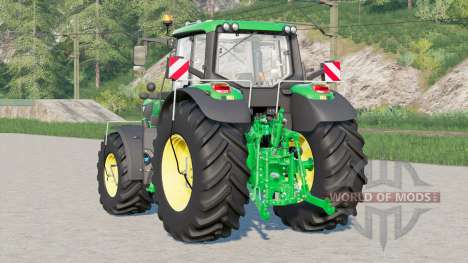 John Deere 6M〡 adicionou RDA à Michelin, pneus M para Farming Simulator 2017