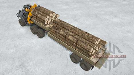 Trem rodoviário 〡 Ural-44202 para Spintires MudRunner