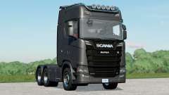 Scania S-Series〡o caminhão tem muitas configurações para Farming Simulator 2017