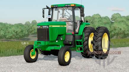 John Deere 7810〡2 configurações da marca de pneus para Farming Simulator 2017