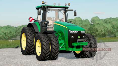 John Deere 8R série〡selegível rodas para Farming Simulator 2017