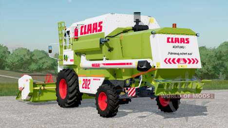 Claas Dominator 200 Mega〡tem sinais de alerta para Farming Simulator 2017