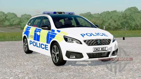Peugeot 308 SW GT UK Police 2018 para Farming Simulator 2017