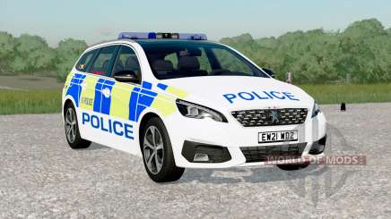 Peugeot 308 SW GT UK Police 2018 para Farming Simulator 2017