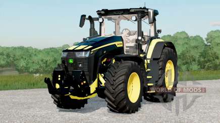 John Deere 8R série〡black & yellow versão para Farming Simulator 2017