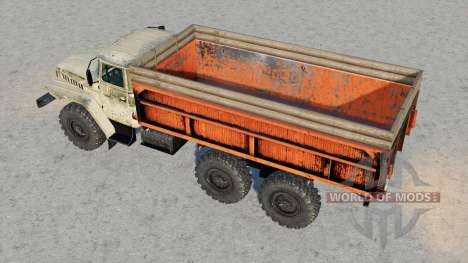 Caminhão de lixo Ural-5557 para Farming Simulator 2017