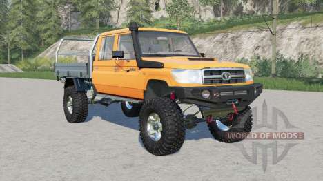 Toyota Land Cruiser Cabine Dupla (VDJ79) 2012 para Farming Simulator 2017