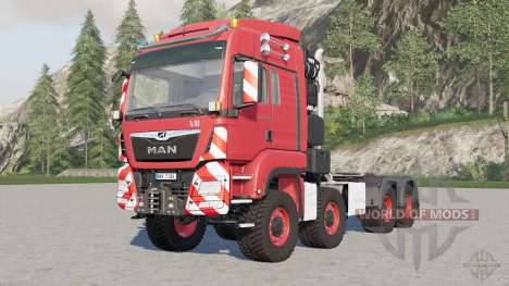 Trator de caminhão MAN TGS 8x8 para Farming Simulator 2017