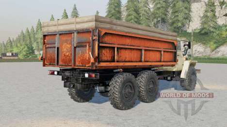 Caminhão de lixo Ural-5557 para Farming Simulator 2017