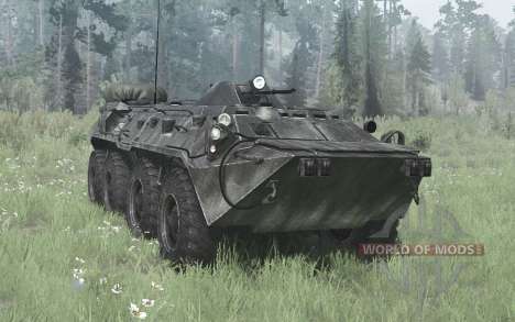 Transporte blindado BTR-80 para Spintires MudRunner
