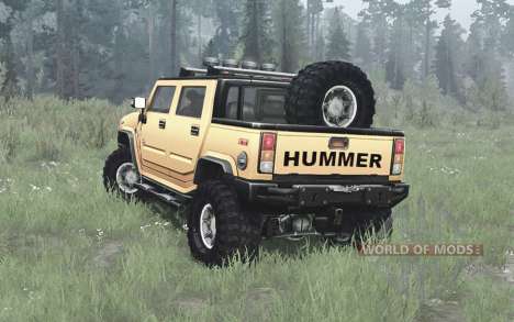 Hummer H2 SUT 2006 para Spintires MudRunner
