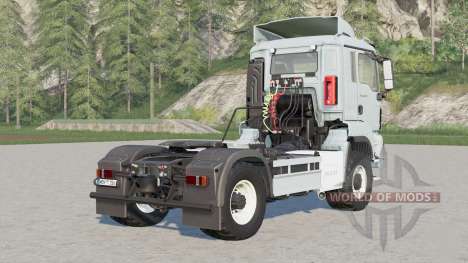 Man TGS 4x4 Caminhão trator de cabine média para Farming Simulator 2017