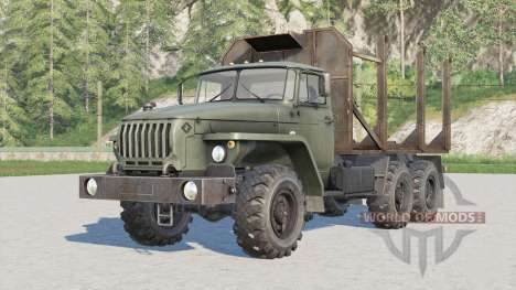 Caminhão de madeira curto Ural-4320 para Farming Simulator 2017
