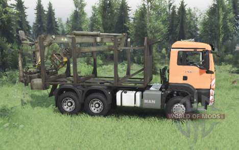 MAN TGS 6x6 Middle Cab para Spin Tires