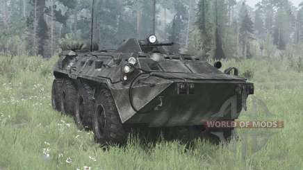 Transporte blindado BTR-80 para MudRunner
